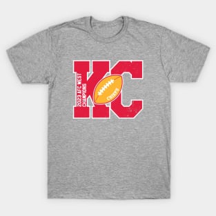 Big Bold Kansas City Chiefs 2023 AFC West Champs T-Shirt